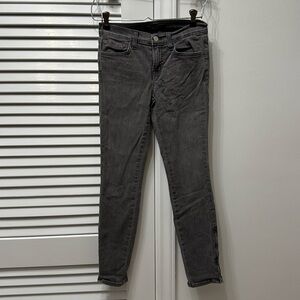 J Brand Gray Skinny Jeans Kingdom SZ 25 CUT# 13656 - 92% Cotton